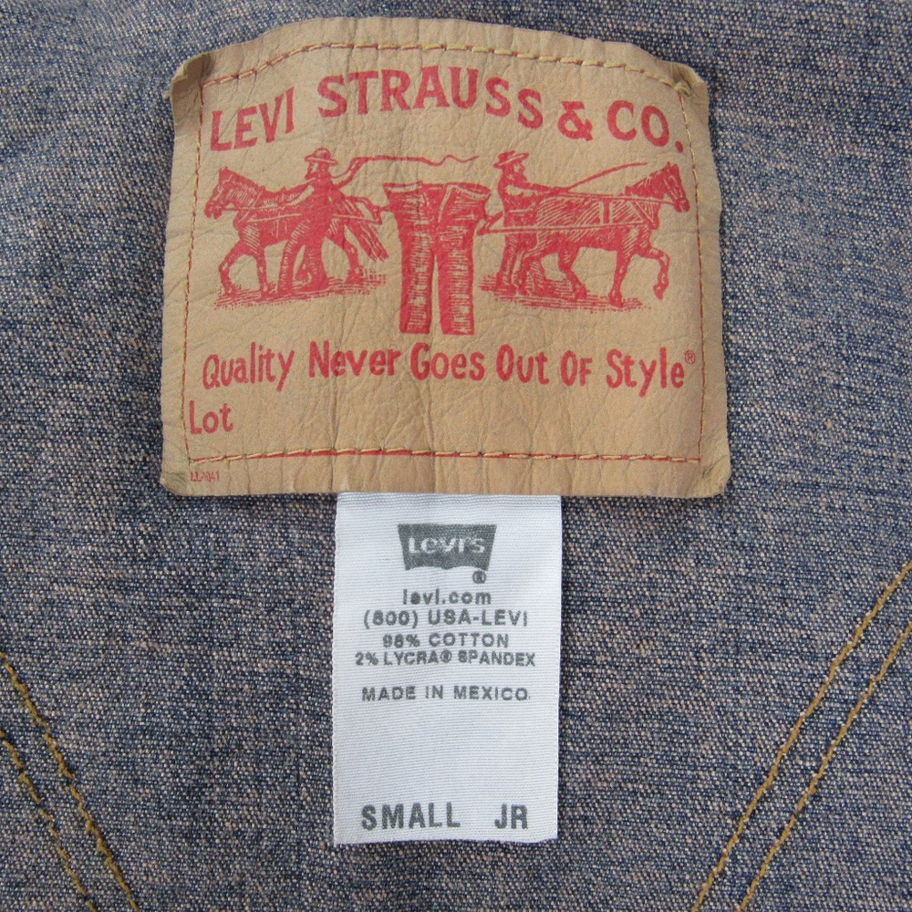 Levi's Stretch Jean Jacket Button Down Rustic Nwot - image 3